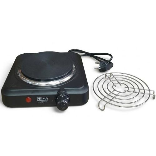 Réchaud Électrique PRIMA 1 Feu 1000 W – Noir