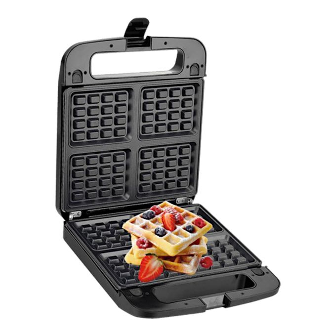 Gaufrier Électrique KENZ 1200 W – 4 Gaufres Carrées