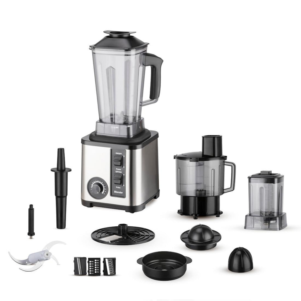 Blender Professionnel ELITE 8 en 1 – 15 Vitesses, Fonction Pulse