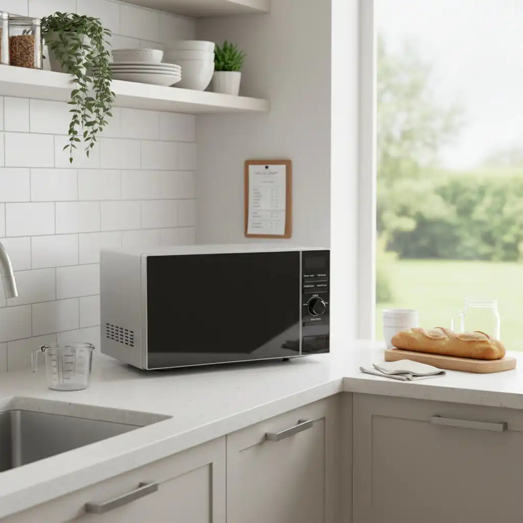 Micro-ondes GALANZ 20L – 700W, 5 Niveaux de Puissance