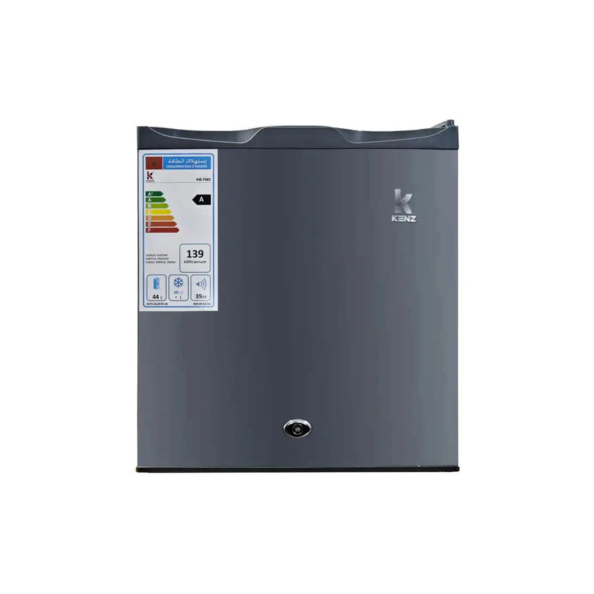 Mini-Bar Réfrigérateur KENZ 44 L – Classe A, Congélateur Intégré
