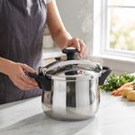 Cocotte-Minute JATA 10 L – Acier Inoxydable 18/10, Tous Feux dont Induction
