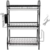 Égouttoir à Vaisselle 3 Niveaux – Rangement Pratique et Gain de Place