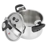 Cocotte-Minute JATA 10 L – Acier Inoxydable 18/10, Tous Feux dont Induction