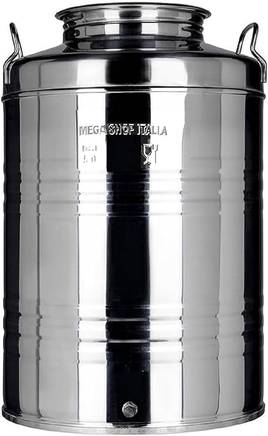Bidon à Huile d’Olive en Inox BELVIVERE