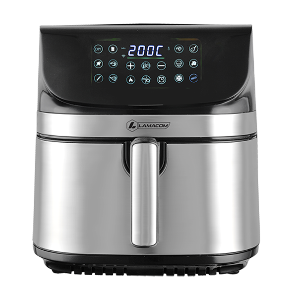Friteuse à Air Digitale LAMACOM 9L – 2200W, 2 Résistances