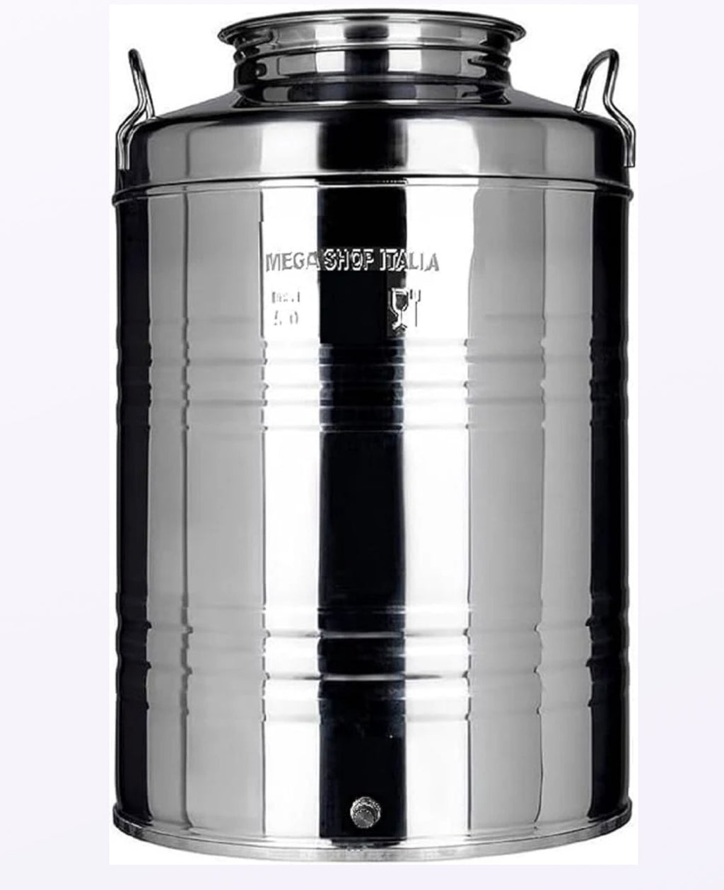 Bidon à Huile en Inox avec Robinet ELITE