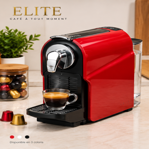Machine à Café à Capsules ELITE – Design Élégant et Compact