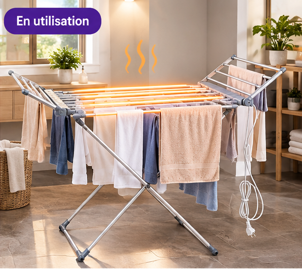 Sèche-Linge Électrique en Aluminium Pliable 230 W – YW-230