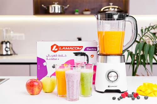 خلاط زجاجي LAMACOM – 500 واط